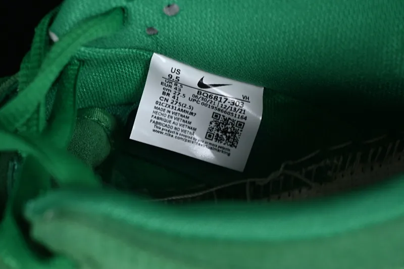 All categories Nk SB Dunk series Nk SB Dunk Low low-top sneakers Y version Nk SB Dunk Low Pro green gold SB smashed backboard fashion casual sneakers BQ6817-303